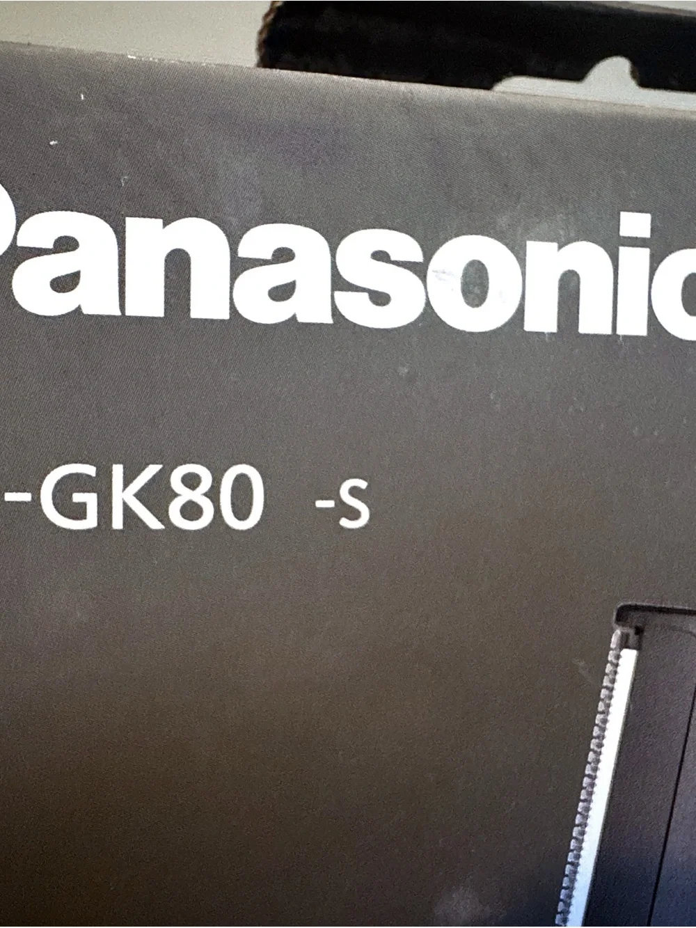 NWT Factory Sealed Panasonic ER-GK80-S Body Groomer Wet/Dry Trimmer